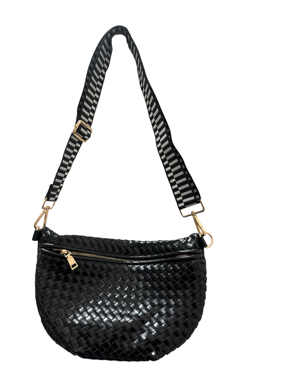 Westlyn Woven Bum Bag-blk