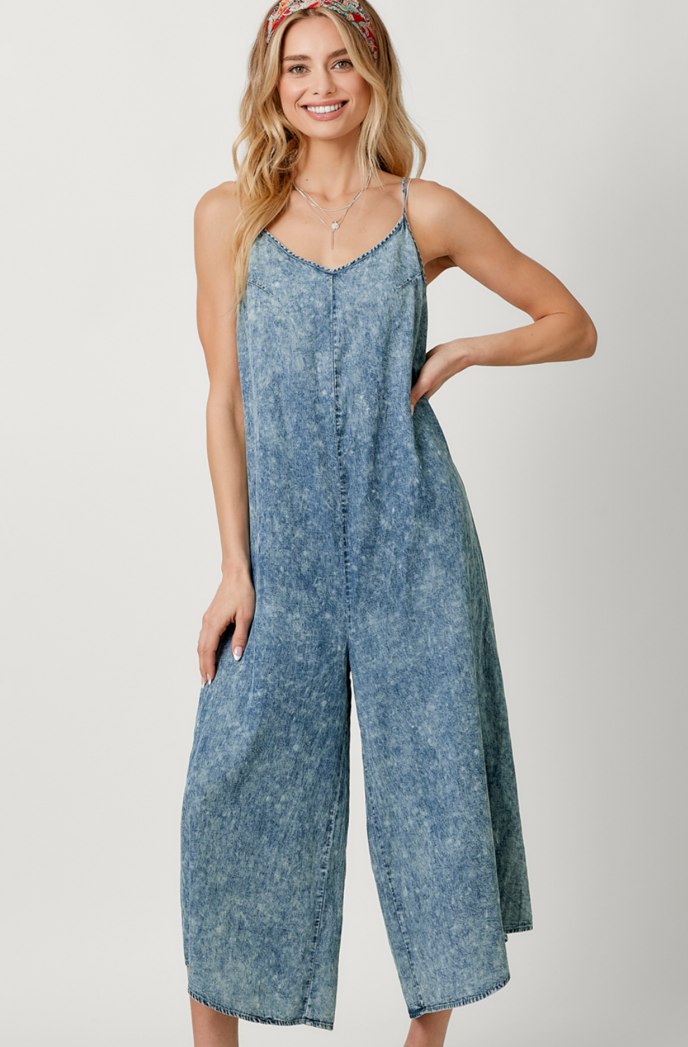 Tencel Washed Jumpsuit