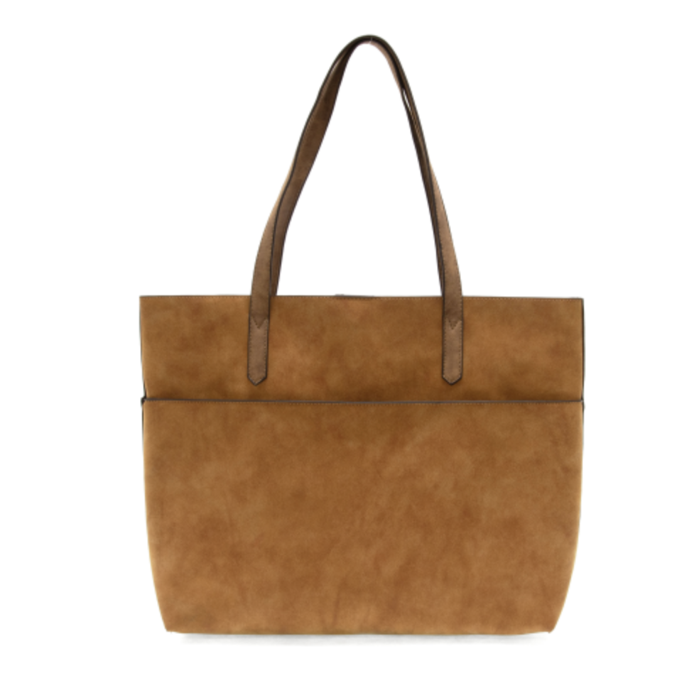 CAMEL DANICA TOTE W/ LAPTOP SLEEVE