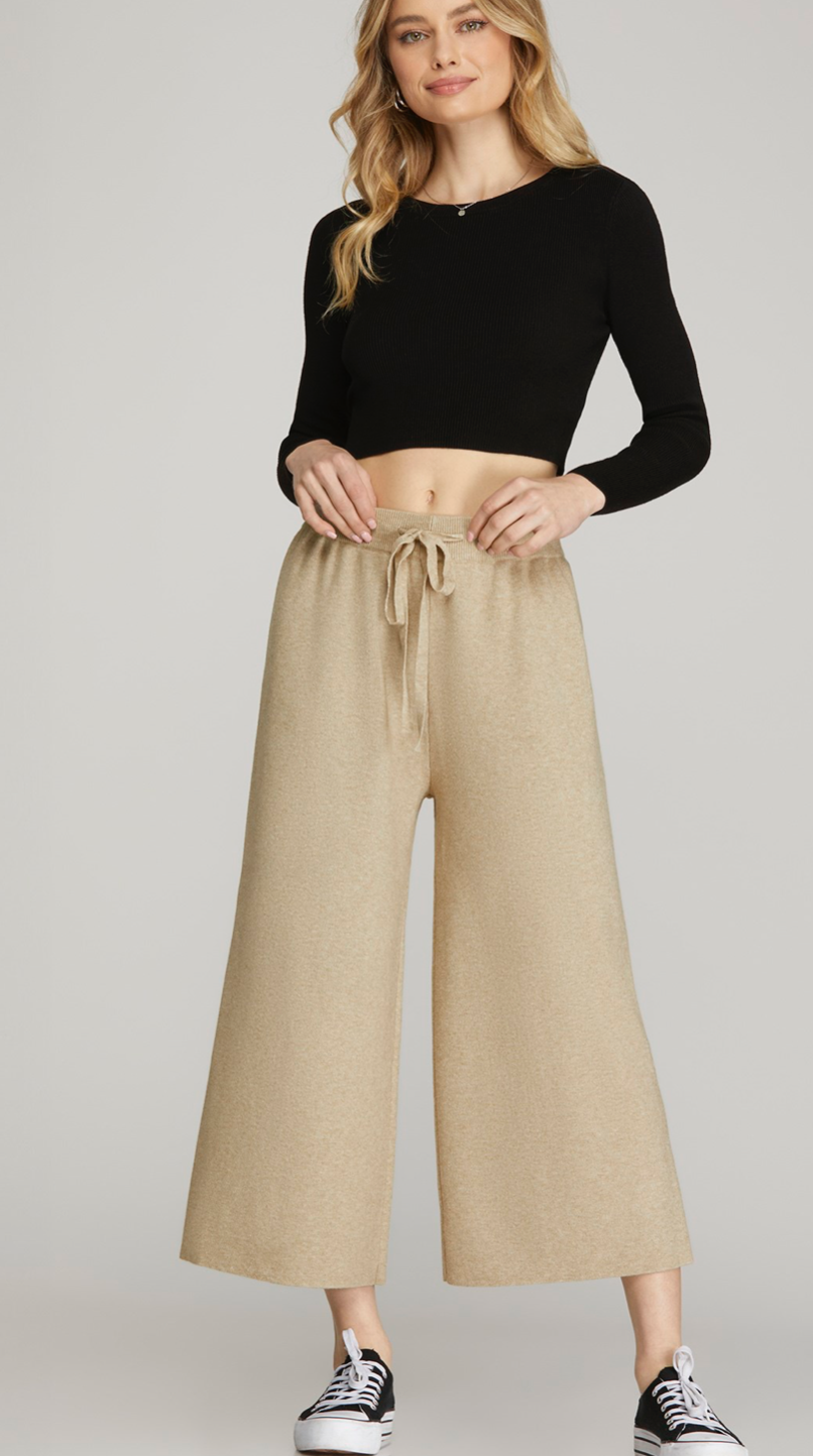 Capri Sweater Pants