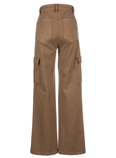 KUT Miller Wide Leg Camel Pant