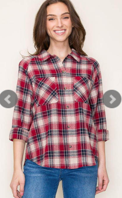 Scarlett Plaid Shirt