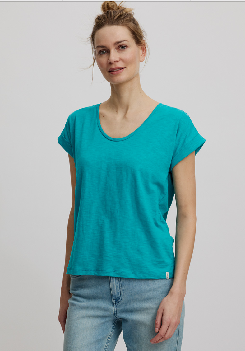 Loose Oraganic Cotton Tee -Lake