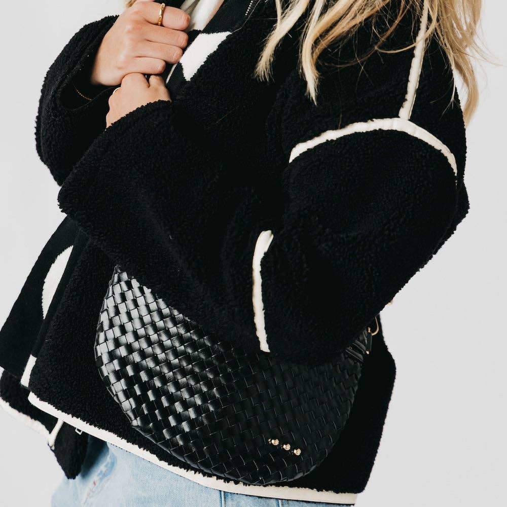 Westlyn Woven Bum Bag  Black
