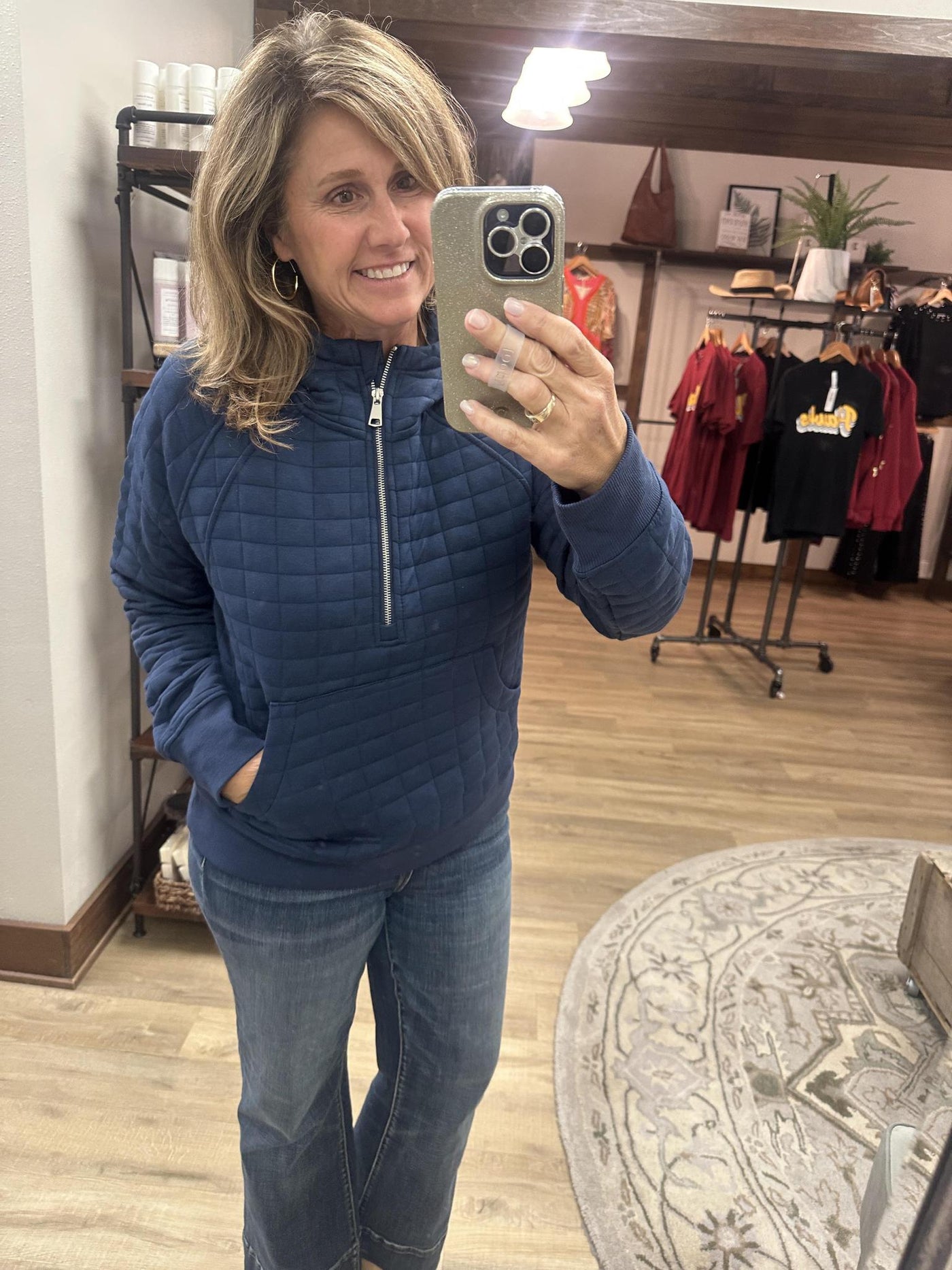 Beachtime Quilted Hoodie