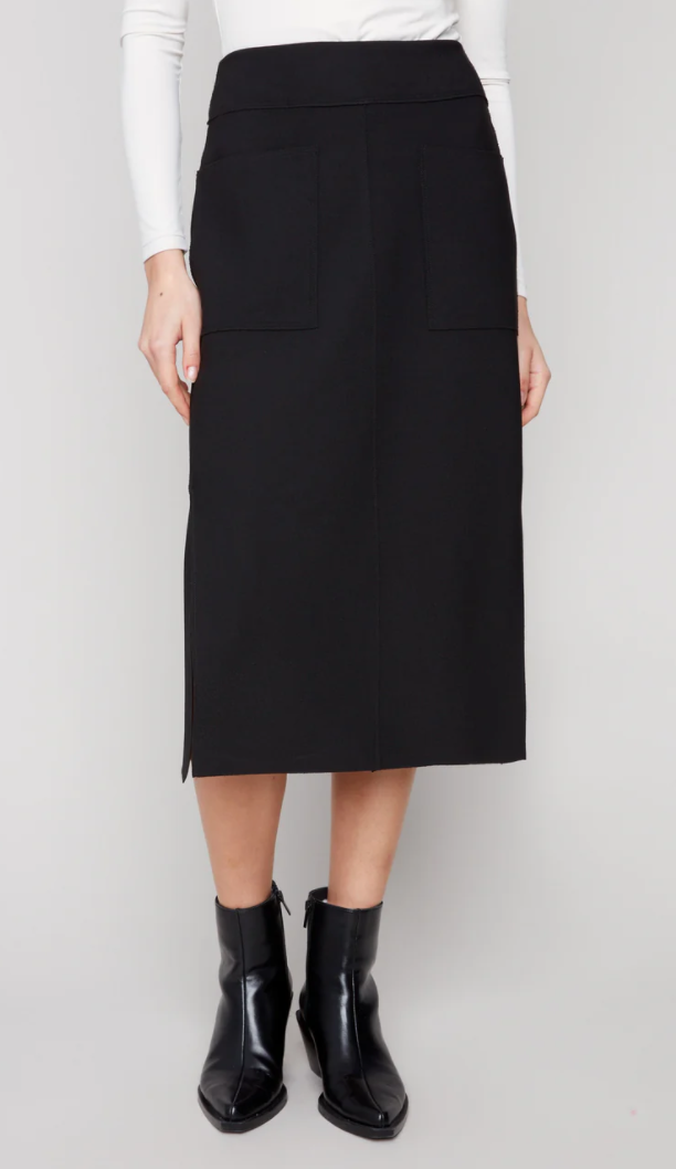 Charlie B Gutsy Crepe Skirt