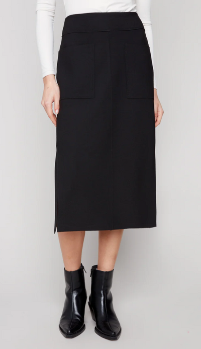 Charlie B Gutsy Crepe Skirt