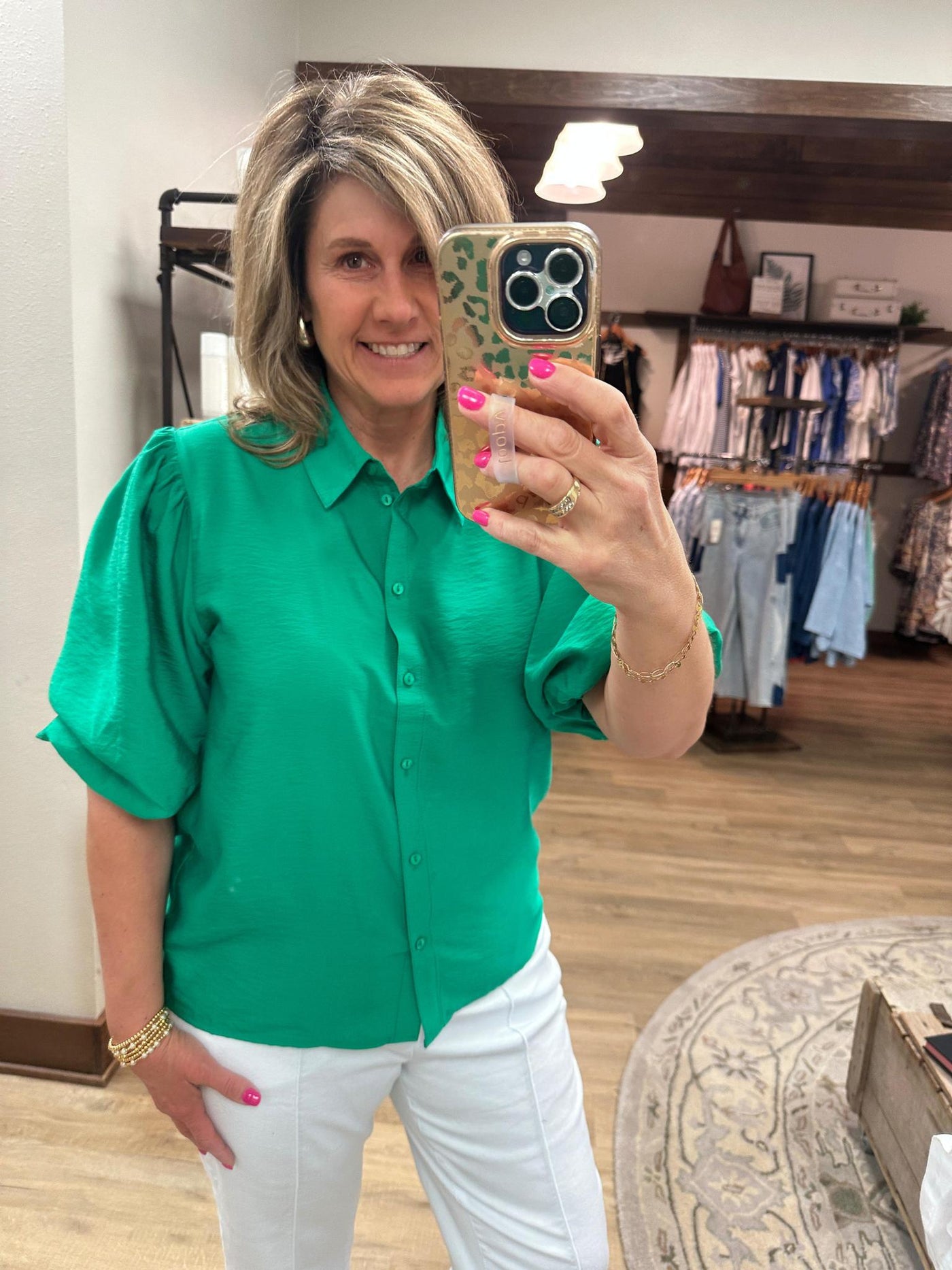 Byibine SS Balloon Blouse
