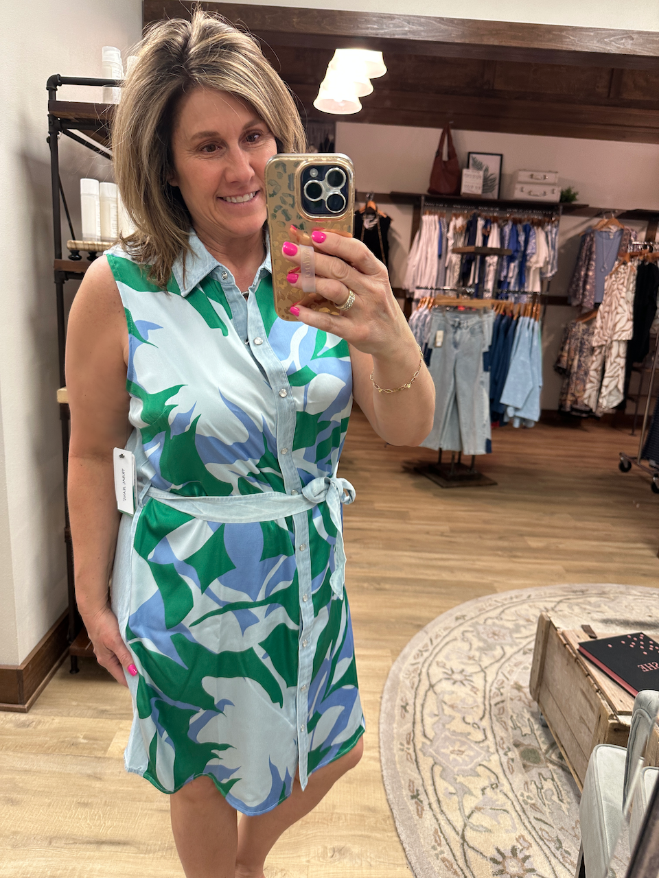 Tribal Mixed Media Dress