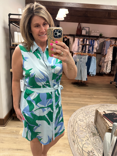 Tribal Mixed Media Dress