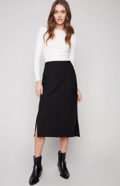 Charlie B Gutsy Crepe Skirt