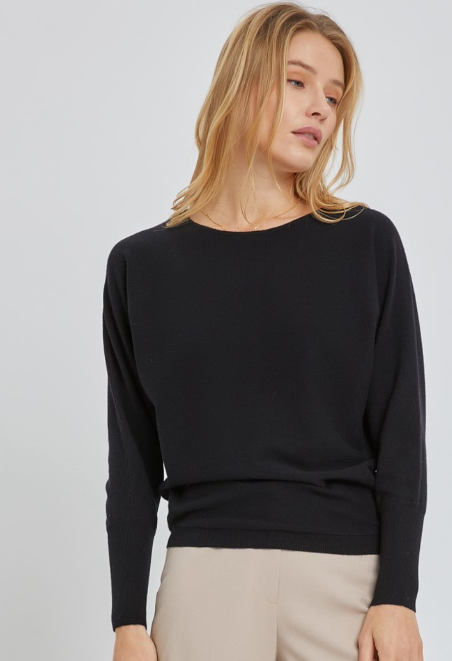 The Rachel Sweater in Black