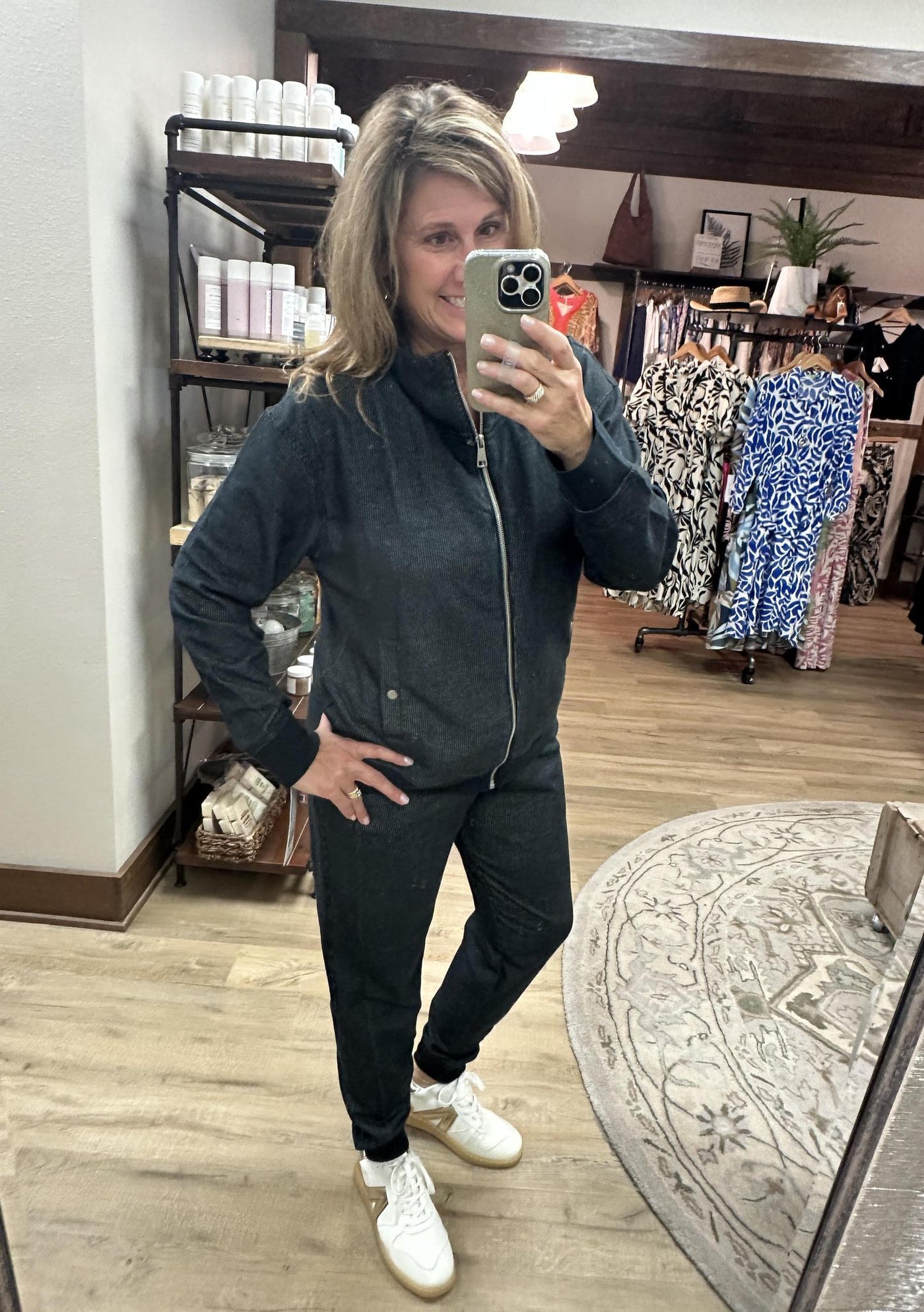 Lulu B Waffle Knit Joggers