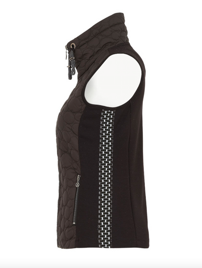 Dolcezza Black Knit vest