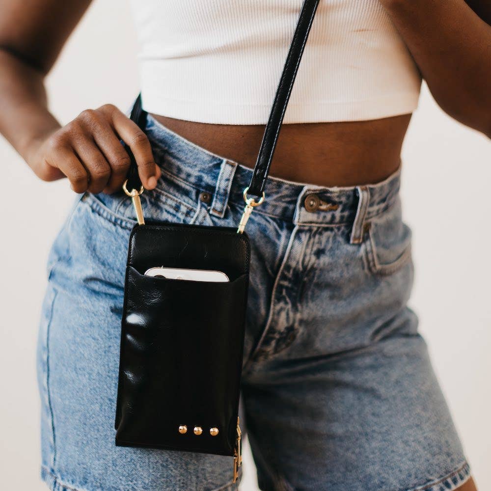 Double Duty Phone Bag Black