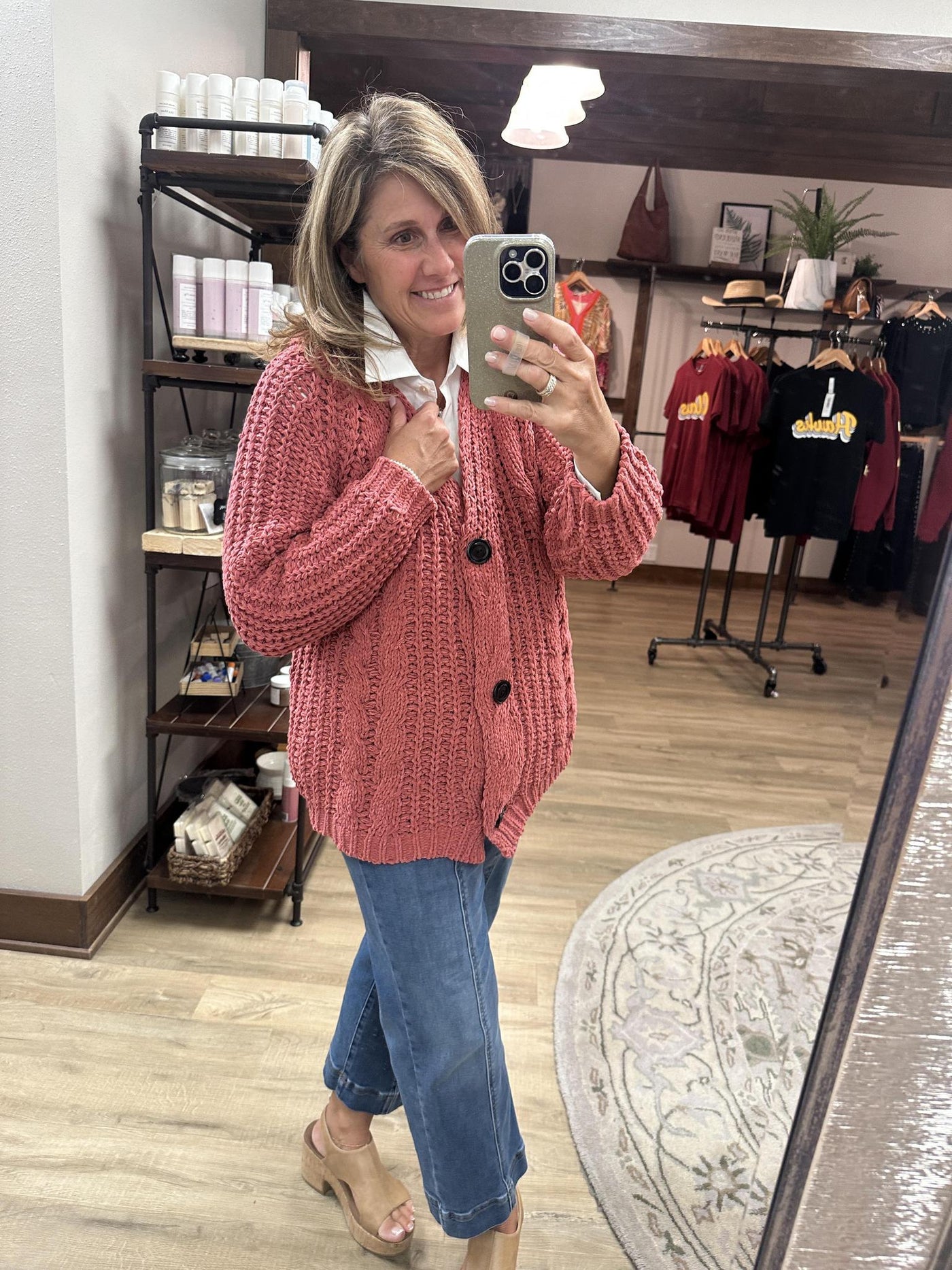 Oversized button Up Cardigan