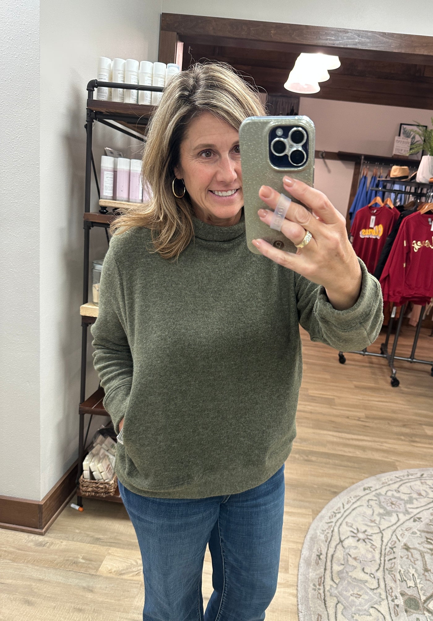 Nally & Millie Olive Pull over