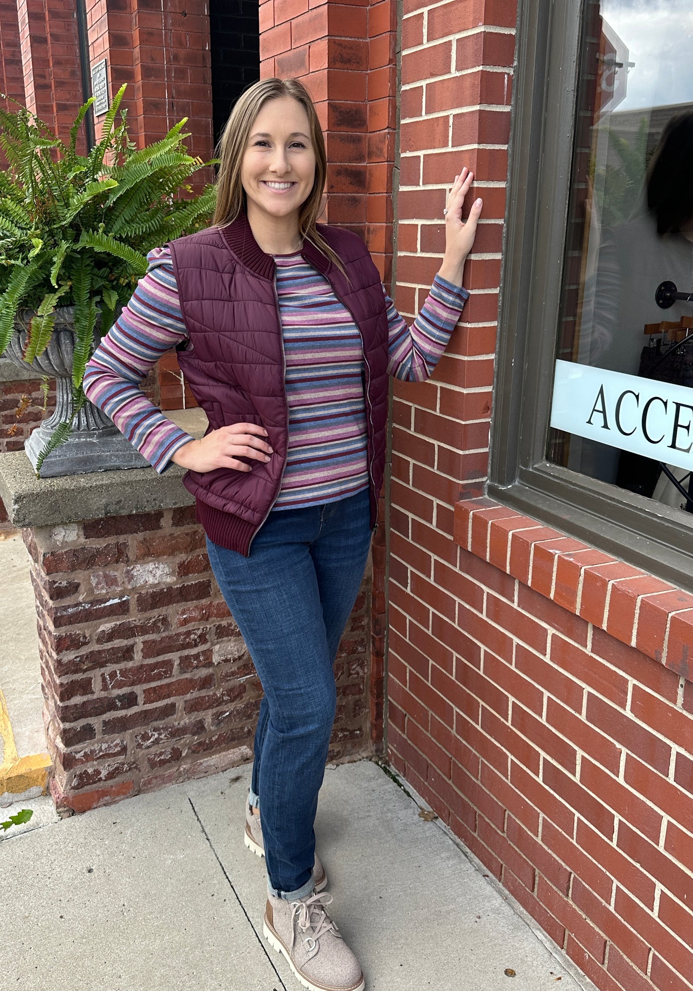 Striped Baby Ribbed Top