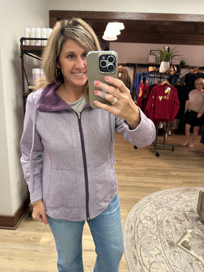 Lulu B Purple Reversible Jacket