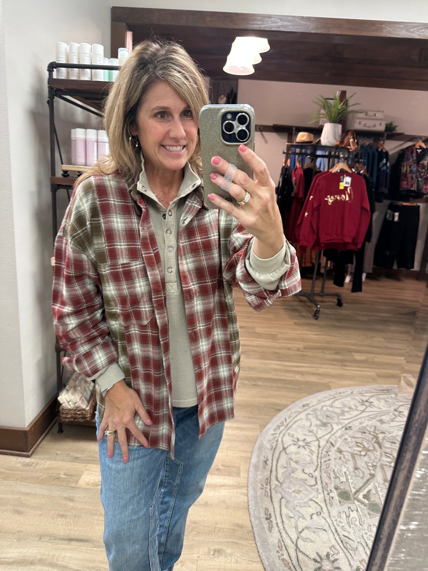 Red/Brown Flannel