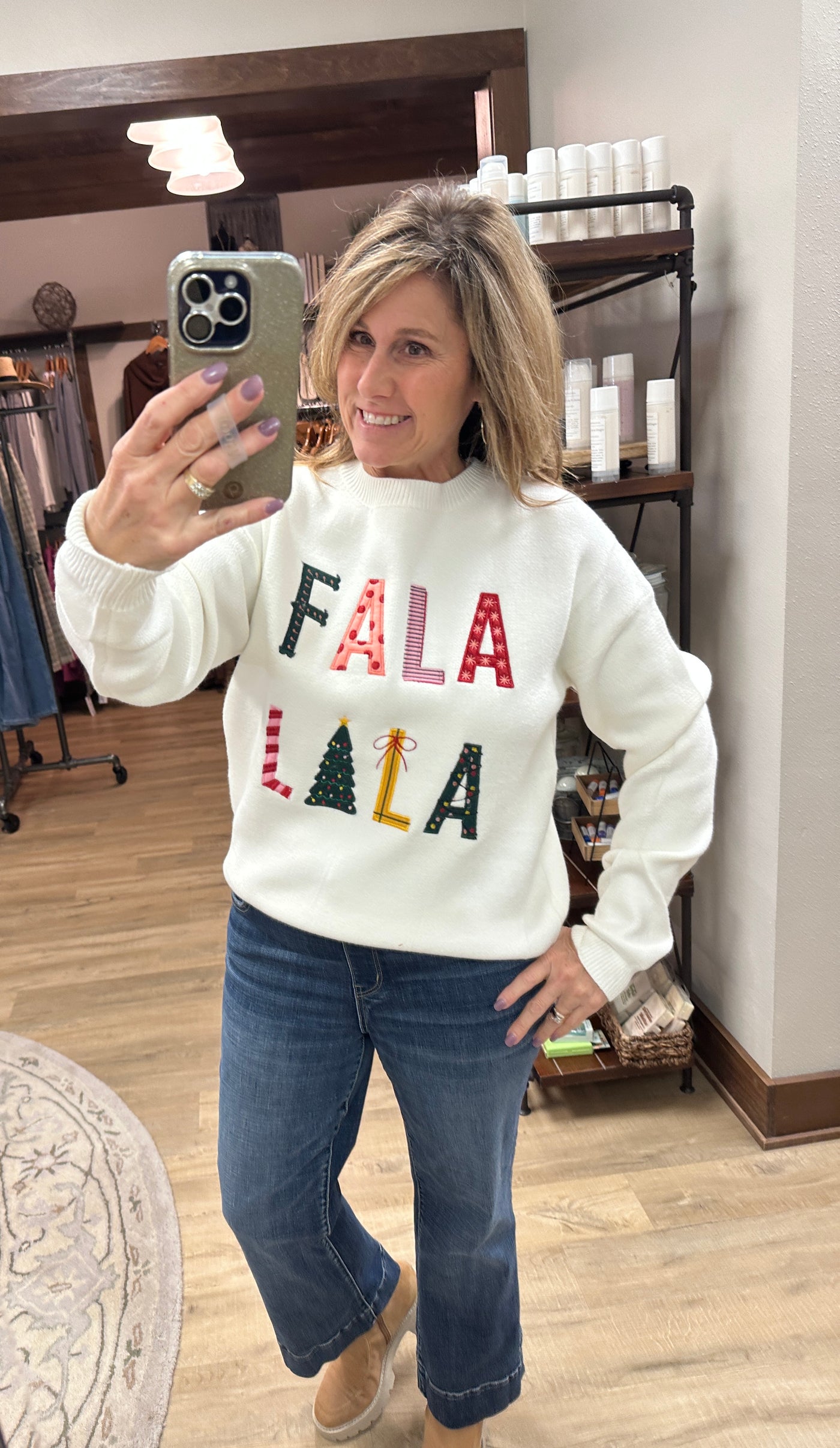 Fa La La La Christmas Sweater