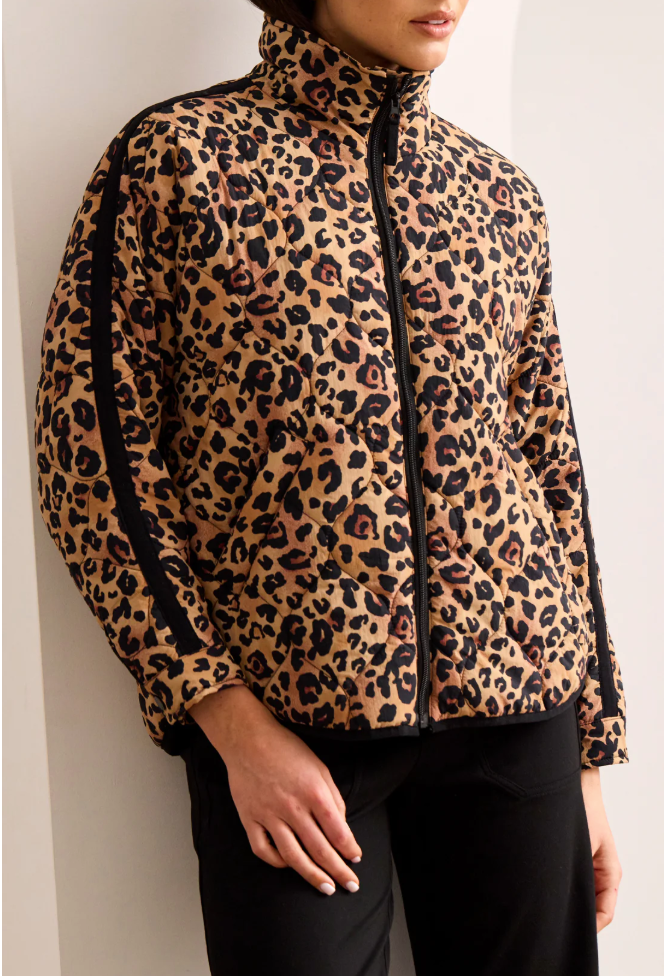 Tribal Lightweight Drop Shoulder Quilted Puffer