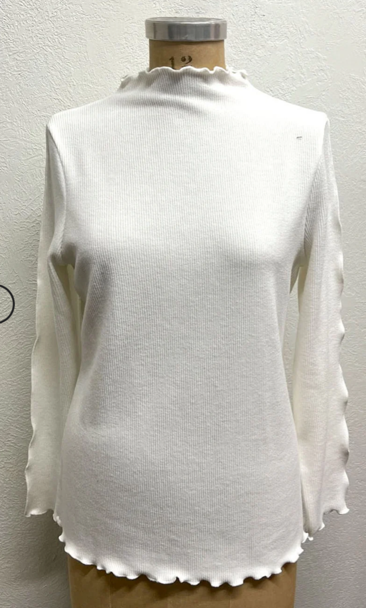 Trishha Tyler Ribbed Mock Neck