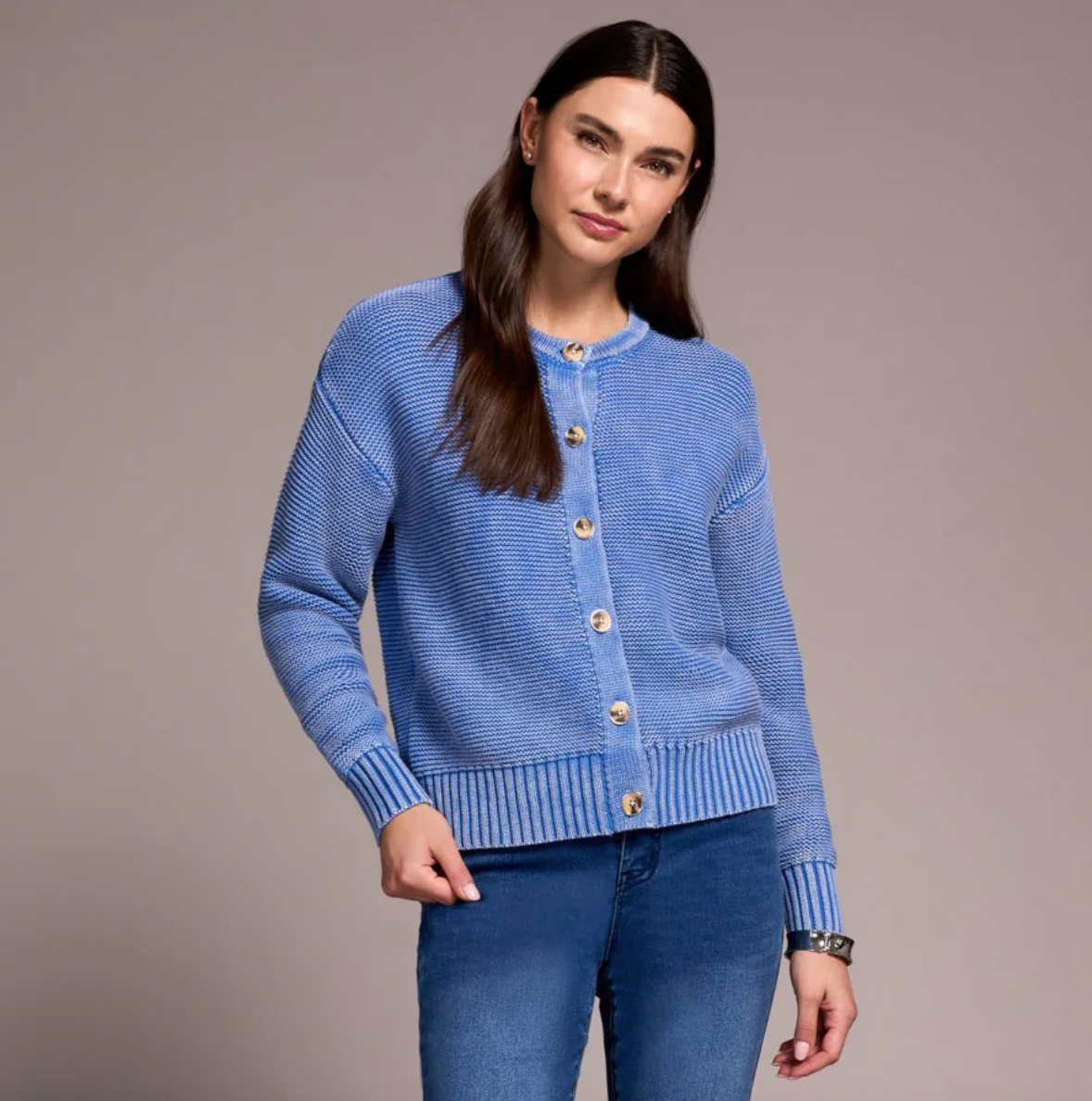 Tribal Button Front Cardigan