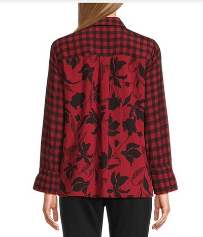 Multiples Buffalo Plaid Button up