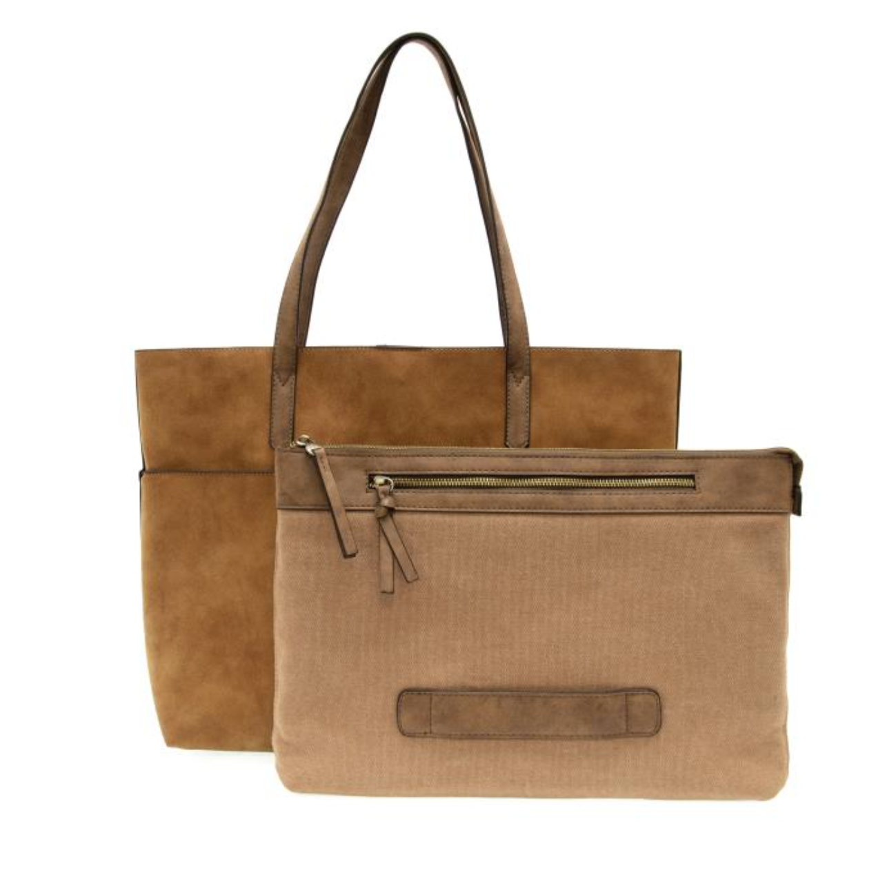 CAMEL DANICA TOTE W/ LAPTOP SLEEVE