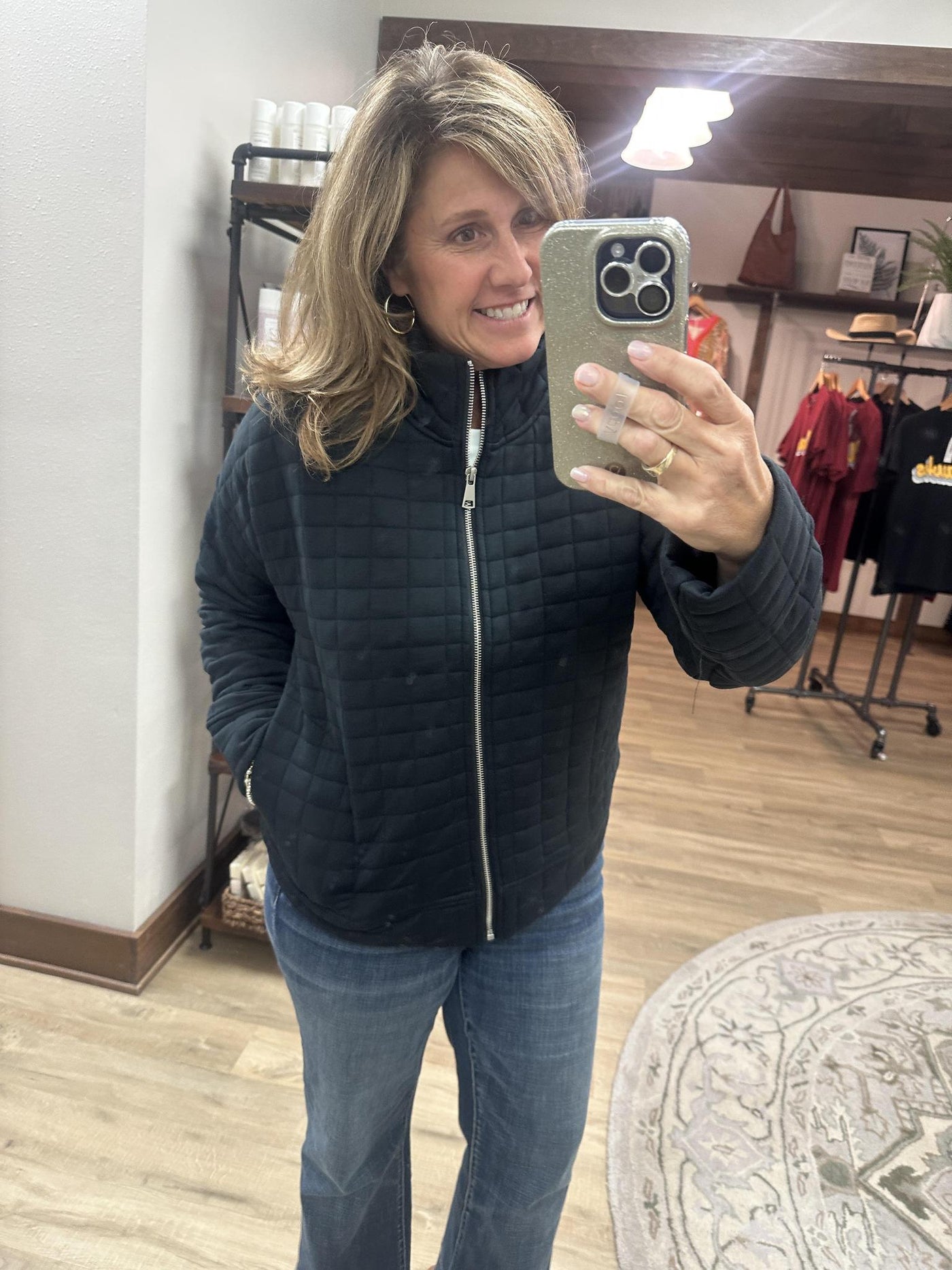 Beachtime Quilted Zip up