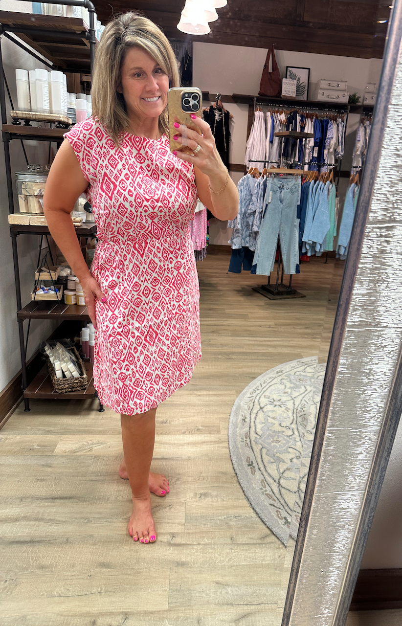 Geranium Icat dress