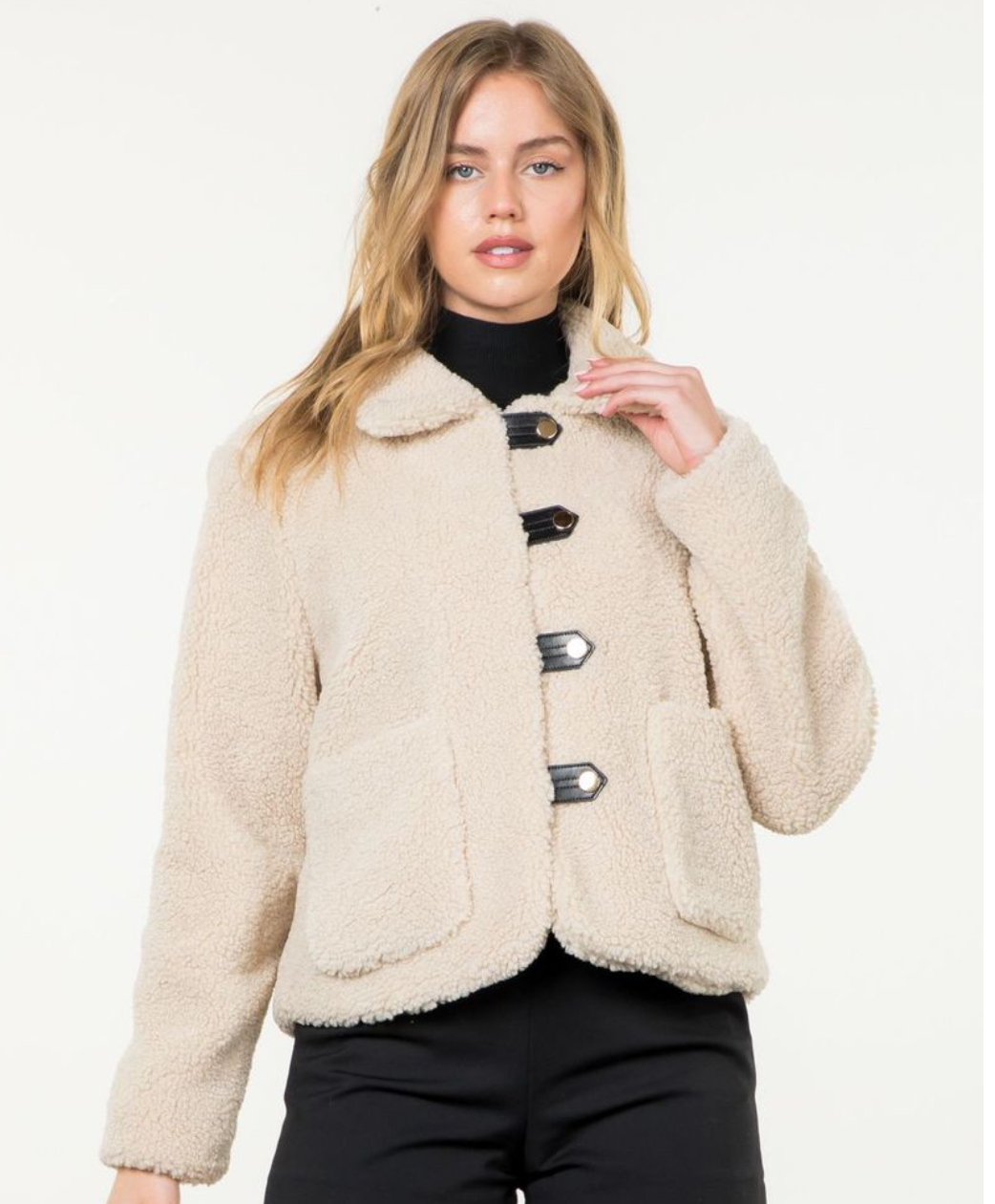 Sherpa Collared Coat