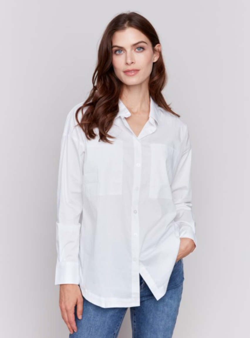 Charlie B Poplin Shirt